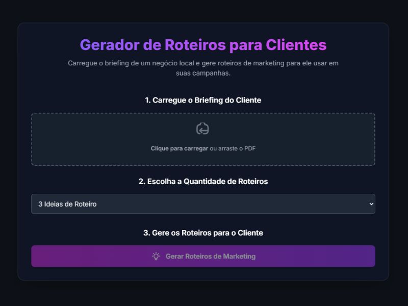 Bônus: App de IA Gerador de Criativos para anúncios.
